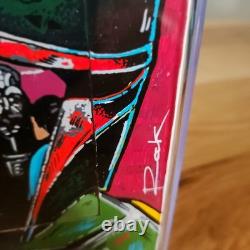 STAR WARS Funko CUSTOM ARTWORK of Boba Fett #102 Smuggler's Bounty Exclusive