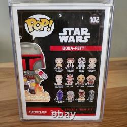 STAR WARS Funko CUSTOM ARTWORK of Boba Fett #102 Smuggler's Bounty Exclusive
