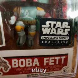 STAR WARS Funko CUSTOM ARTWORK of Boba Fett #102 Smuggler's Bounty Exclusive