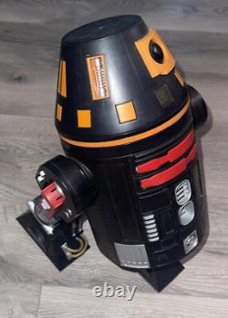 STAR WARS GALAXY'S EDGE DROID DEPOT CUSTOM ASTROMECH R2 Black & Orange