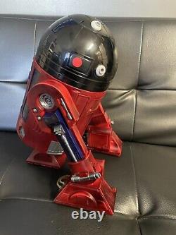 STAR WARS GALAXY'S EDGE DROID DEPOT CUSTOM Painted ASTROMECH R2 Remote Red Stars