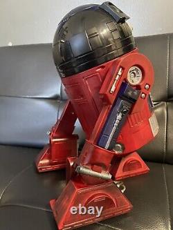 STAR WARS GALAXY'S EDGE DROID DEPOT CUSTOM Painted ASTROMECH R2 Remote Red Stars