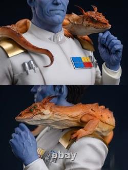 STAR WARS GENERAL THRAWN EX Custom Statue 1/4 Premium Format + Sideshow Book