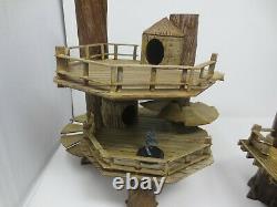 STAR WARS LEGION EWOK VILLAGE Custom Terrain made and painted G333