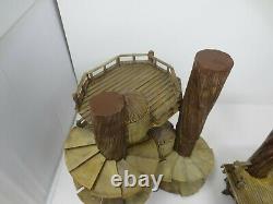 STAR WARS LEGION EWOK VILLAGE Custom Terrain made and painted G333