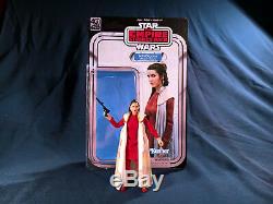 STAR WARS LEIA (BESPIN GOWN) 6 Black Series CUSTOM 40th ESB CARD BACK Prototype