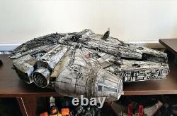 STAR WARS Millennium Millenium Falcon for 3.75 figures CUSTOM WEATHERED 22