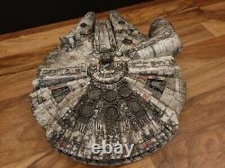 STAR WARS Millennium Millenium Falcon for 3.75 figures CUSTOM WEATHERED 22