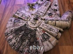 STAR WARS Millennium Millenium Falcon for 3.75 figures CUSTOM WEATHERED 22Long