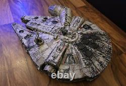 STAR WARS Millennium Millenium Falcon for 3.75 figures CUSTOM WEATHERED 22Long