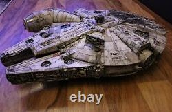 STAR WARS Millennium Millenium Falcon for 3.75 figures CUSTOM WEATHERED 22Long