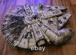 STAR WARS Millennium Millenium Falcon for 3.75 figures CUSTOM WEATHERED 22Long