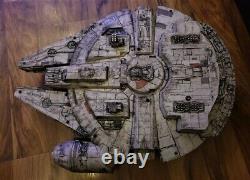 STAR WARS Millennium Millenium Falcon for 3.75 figures CUSTOM WEATHERED 22Long