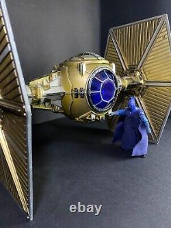 STAR WARS Republic Prototype TIE Fighter Interceptor Vintage Kenner Custom