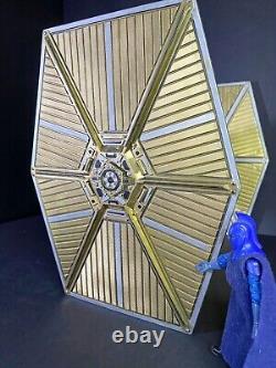 STAR WARS Republic Prototype TIE Fighter Interceptor Vintage Kenner Custom