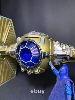STAR WARS Republic Prototype TIE Fighter Interceptor Vintage Kenner Custom