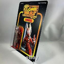 STAR WARS SHAAK TI LEGACY Figure on Custom Vintage Style Clone Wars Cardback