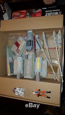 STAR WARS VINTAGE COLLECTION X-WING FIGHTER TOYS R US EXCUSIVE R2 D2 custom leia