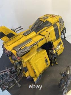 SUNLARK R-12 RESCUE SHUTTLE Custom Star Wars Dropship vintage kenner collectible