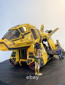 SUNLARK R-12 RESCUE SHUTTLE Custom Star Wars Dropship vintage kenner collectible
