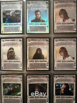 SWCCG (Star Wars customized card game) Decipher Card Collection With Albums