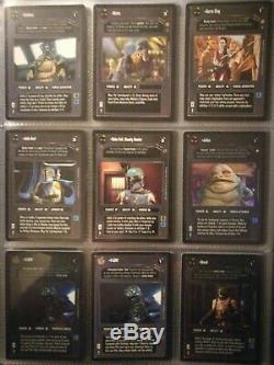 SWCCG (Star Wars customized card game) Decipher Card Collection With Albums