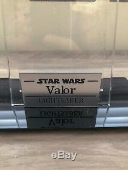 Saberforge ASP The Valor Custom Lightsaber Star Wars Extras And Stand