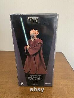 Sideshow Collectibles Star Wars Plo Koon 16 With Custom Robe And Hot Toys Blade