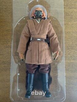 Sideshow Collectibles Star Wars Plo Koon 16 With Custom Robe And Hot Toys Blade