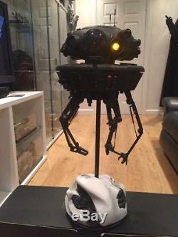 Sideshow Imperial Probe Droid With Snow Base. Includes custom plaque. Star Wars