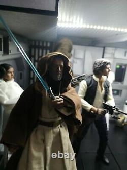 Sideshow Obi Wan Kenobi MMS283 -Custom Figure- new with brown box- No Hot Toys