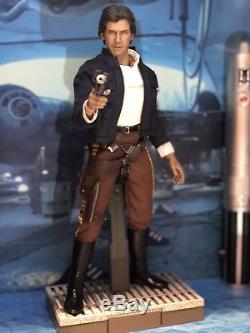 Sideshow Star Wars 1/6 Han Solo Hot Toys Empire Strikes Back Bespin Custom