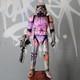 Sith Star Wars Graffiti Custom Storm Trooper Uv Painted Art Toy Display Piece