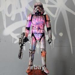 Sith Star Wars Graffiti Custom Storm Trooper UV Painted Art Toy Display Piece