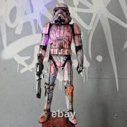 Sith Star Wars Graffiti Custom Storm Trooper UV Painted Art Toy Display Piece