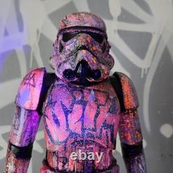 Sith Star Wars Graffiti Custom Storm Trooper UV Painted Art Toy Display Piece