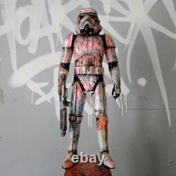 Sith Star Wars Graffiti Custom Storm Trooper UV Painted Art Toy Display Piece