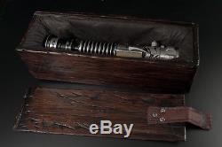 Solos Hold ROTJ v2 Lightsaber Luke Skywalker Star Wars Prop Replica Custom Box