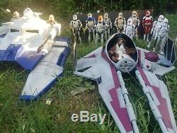 Star Wars 1/6 Scale Eta 2 Custom Sideshow clone troopers Hot Toys