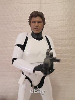 Star Wars 1/6 scale STORMTROOPER HAN SOLO with JNIX CUSTOM HEAD Hot Toys Outfit