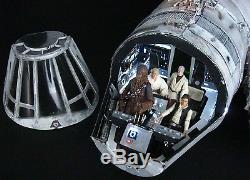 Star Wars 118 Custom Millennium Falcon Han Solo Ship Cockpit Diorama Playset