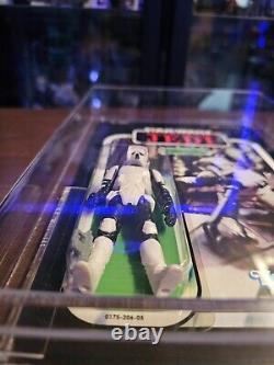 Star Wars 1983 Biker Scout Return Of The Jedi RECARDED in Acrylic box