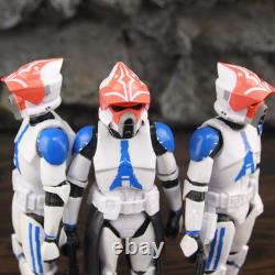 Star Wars 332nd ARF Clone Trooper Squad 3-Pack 1/12 6 Custom Figures