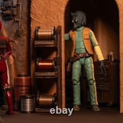 Star Wars 3D Printed Custom Desert Bazaar Diorama