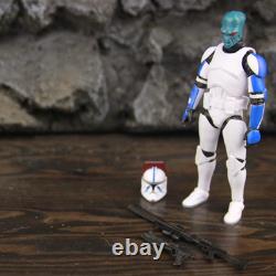 Star Wars 6 501st Clone Trooper Squad 3-Pack Custom Figures Loose No Box