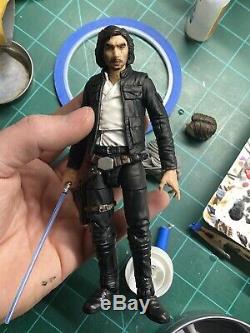 Star Wars 6in Black Series CUSTOM Ben Solo what If Light Side Jedi Figure