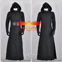 Star Wars 7 The Force Awakens Kylo Ren Black Cosplay Costume For Adult Custom