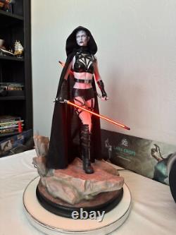 Star Wars ASAJJ VENTRESS Custom Statue 1/4 MYC Figure Collectible DAMAGED FIXED