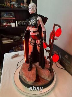 Star Wars ASAJJ VENTRESS Custom Statue 1/4 MYC Figure Collectible DAMAGED FIXED