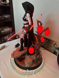 Star Wars ASAJJ VENTRESS Custom Statue 1/4 MYC Figure Collectible DAMAGED FIXED